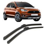 Frameless design high performance wiper suitable for ford freestyle, (pack of 2) Dr side-24 inch, Pa side-20 inch