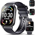 Hoxe Smart Watch (Answer/Make Calls), 1.85" Smartwatch for Men Women IP68 Waterproof, 112 Sport Modes, Fitness Activity Tracker, Heart Rate Monitor Sleep Step Counter, Smart Watches for Android iPhone