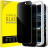 JETech Privacy Screen Protector for iPhone 17 Pro 6.3-Inch, Anti-Spy Tempered Glass Film with Easy Installation Tool, 2-Pack