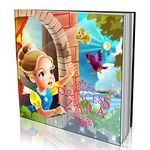 Personalised Story Book by Dinkleboo - The Princess - for Children Aged 0 to 8 Years Old - A Story About Your Daughter Being a Princess for a Day! Soft Cover - Smooth, Matte Finish (20x20cm)