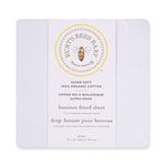 Burt's Bees Baby Bassinet Sheet, Fitted Unisex 100% Organic Jersey Cotton Bassinet Sheet for Standard Bassinet Mattress