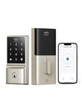 eufy Security Smart Lock C210, Keyless Entry Door Lock for Front Door, No Bridge Required, Easy Installation, Touchscreen Keypad Deadbolt Lock, App Remote Control, BHMA Certified, Nickle