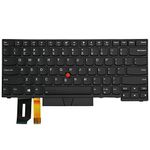 AUTENS Replacement US Keyboard for Lenovo ThinkPad E480 E485 L480 T480s E490 E495 T490 L490 R480 R490 Laptop Backlight