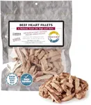 Fresh Is Best - Freeze Dried Healthy Raw Meat Treats for Dogs & Cats - Beef Heart Fillets