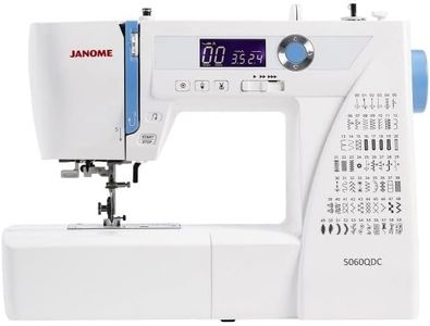 Janome 5060 QDC Computerized Sewing Machine – 60 Built-In Stitches
