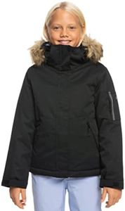 Roxy Girls Meade DryFlight Snow Jacket, 12/Large, True Black