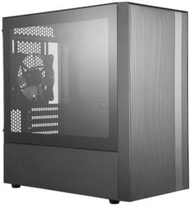 Cooler Master MasterBox NR400 Micro-ATX Case with Tempered Glass Side Panel - Black - MCB-NR400-KGNN-S00