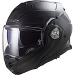 LS2 FF901 ADVANT X MODULAR MOTORBIKE HELMET Dual Visor Flip-Front Convertible Motorcycle Full Face Helmet with Tinted Visor, Matt Black (3XL)