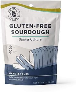 Cultures for Health Gluten Free Sourdough Starter | Heirloom Dehydrated Culture for Baking Gluten Free Bread | DIY Pasta, Pizza Dough, Pie Crust, & More | Non-GMO Prebiotic Sourdough Bread