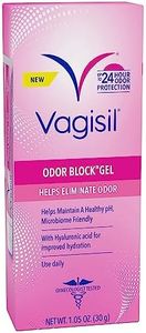 Vagisil Odor Block Gel with Hyaluronic Acid for Vaginal Health, Gynecologist Tested, Hypoallergenic, 1.05 Oz (Pack of 1)