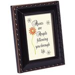 Cottage Garden Tiny Frame - Aunt With Distressed Black Finish