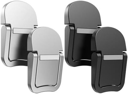 DHSBGWSX 2 pares de soportes para teclado de ordenador, elevadores de teclado, soporte para ordenador portátil, elevadores de teclado portátiles (negro, plata)