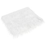 White Furry Blanket Newborn Baby Photo Props Winter Faux Fur Soft Photographic Mat Newborn Photography Wraps Blanket Baby Shower for Infant Newborn 50x60cm White Plush Blankets