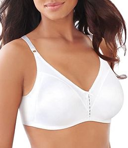 Bali Women's Double Support Wire-Free Bra, White, 38DD