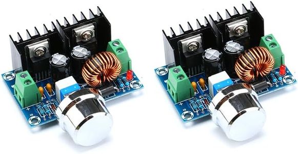 JESSINIE 2pcs XH-M401 DC-DC 4-40V to 1.25-36V Step Down Buck Converter Power Supply Module XL4016E1 PWM Adjustable Step Down Board 8A 200W