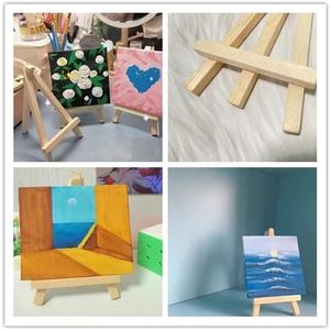 12-Piece Wooden Tabletop Easel Set – Art Display & Painting Stands