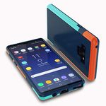 Jeylly for Samsung Galaxy Note 9 Case, Ultra Slim 3 Color Hybrid Impact Anti-Slip Rugged Soft TPU Hard PC Bumper Shockproof Protective Case Cover Shell for Samsung Galaxy Note 9 (6.4 inch) - Blue