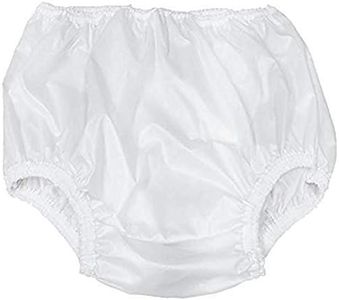 Incontinence Leak Protection, Washable Pull-On-Cover Pant, Advanced-Duralite-Cool-Lightweight (XXXX-Large-White)