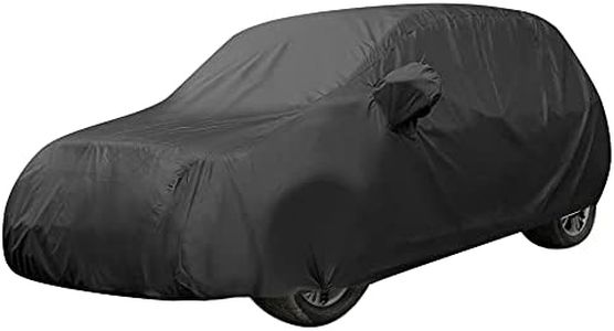 uxcell YXL Heavy-Duty Waterproof & Breathable Car Cover with Mirror Pockets - UV/Snow/Rain/Dust Resistant Protection for SUV, Truck, Sedan (5.25m X2m X1.6m)