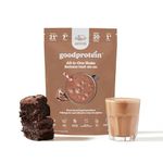 Good Protein Vegan Plant-based Protein Powder 100% Natural, Non-GMO, Dairy-free, Gluten-free, Soy-free, No Added Sugar and Nothing Artificial. Chocolate Fudge All-in-One Shake 440 grams