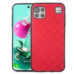 ELISORLI Compatible with LG K92 5G Case Rugged Thin Slim Cell Accessories Anti-Slip Fit Rubber TPU Mobile Phone Protection Silicone Soft Cover for LGK925G K 92 92K LMK920AM Q92 G5 Women Men Red