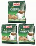 PureGro Gold Kili Ginger Drink 360g (PACK OF 3) ¦ Instant Ginger Tea ¦ 20 Sachets Pack X 3 (TOTAL 60 Sachets).