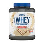 Applied Nutrition Critical Whey Protein Powder 2kg - High Protein Powder, Protein Milkshake, Muscle Building Supplement with BCAAs & Glutamine (2kg - 67 Servings) (White Choco Bueno)