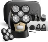 Freebird Electric Head & Body Hair Shaver - Mens Cordless Waterproof Razor with Rotary Blades (FlexSeries, Ultimate Bundle)