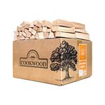 Smoking Chunks - Maple, Beech & Oak. 5 Inch Universal Cooking Firewood - 15lbs. ~1000cuin Premium Kiln Dried Cooking Wood for Grills, Smokers and Ooni, Solo, Bertello Pizza Ovens (Hardwood Blend)