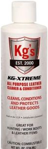 Kg's XTREME All-Purpose Leather Cleaner and Conditioner – Cleans, Protects, and Restores Leather Goods, Compatible with All Types of Leather (8 Oz)