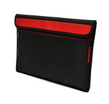 Saco Soft Durable Protective Laptop Sleeve Pouch with Shoulder Strap for Lenovo Tab M10 FHD Plus Tablet (10.1-inch) Size fits upto 28.5 x 22 CM - Red