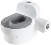 Babyjem Siphon Voice Toilet Potty Toilet Trainer, White