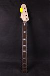 Yinfente Electric Guitar Bass Neck Replacement 24 Fret 34 Inch Maple Rosewood Fretboard Unfinished (24 fret)