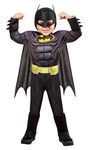 Rubie's Costume Co 510303_XS DC Comics Toddler Deluxe Batman Costume, X-Small, multi-colored