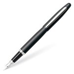 Sheaffer "VFM" Nickel Plated Trim Fountain Pen - Matte Black