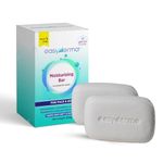 Easyderma Moisturizing Bathing Soaps - Pack of 2 | pH 5.5 with Shea Butter & Vitamin E | Moisturizing Bathing Bar | Soap for Dry Skin and Rough Skin | Bath Soap for Men & Women | Body Cleanser