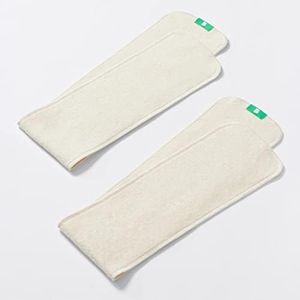Bambino Mio, Revolucionario potenciador de pañales reutilizable – Flexi Boost – Paquete de 2 insertos de pañales suaves para mayor absorción