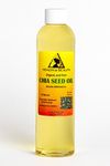 Chia Seed Oil Organic Unrefined Virgin Carrier Cold Pressed Natural Fresh 100% Pure 8 oz, 237 ml