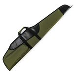 GUGULUZA Tactical Rifle Case Thickened Long Shotgun Bag Gun Case Perfect for Hunting and Shooting (Army Green - 51 inches)