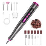 Electric Nail Drill Professional, 35000RPM Cordless Acrylic Nail Kit for Nail Polish Remover, Electric Nail File Buffer Grinder, Nail Filer Electric Manicure and Pedicure kit