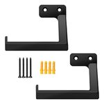 OMMUU 2PCS Chainsaw Holder Hook Backpack Blower Rack Accessories and Tools for Garage Wall Mount Weed Eater String Trimmer Hanger Buddy Storage Rack