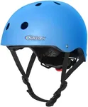 Nattork Skateboard Blue Helmet Protective Gear for Kids，Multi-Sport Scooter Helmet with Removable Liner for Bike, Scooter, Inline Skate, Roller Skate, Suitable for Kids