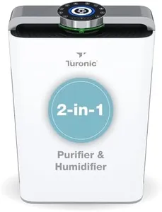 Turonic PH950 - Air Purifier And Humidifier Combo, up to 4200 Sq Ft Large Room Air Cleaner For Home, True Hepa 13 Filter, for Pet Hair, Smells, Pollen, Smoke in Office, Bedroom, Living Room, Basement