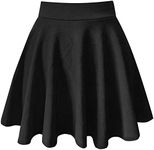 PUKAVT Women's Basic Casual Skirts 