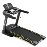 AAKAV FITNESS Treadmill AK-002C, 5 HHP Heavy AC Motor Foldable Treadmill | Speed 1-22 KM/H Running Machine for Home & Gym | Running Machine with 7" LED Screen & Digital Knob | Max User Weight -170 KG