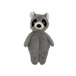 Pet Lou Floppy Raccoon Plush Squeker Dog Toy, 13-inch Height