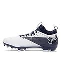 Under Armour Men's UA Nitro Mid MC Football Cleats 13 White