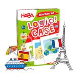 HABA Logic! Case Extension Set Holiday & Travel, Logic Game for Children from 7 Years, Puzzle Game. Travel Game, Game for 1 Player