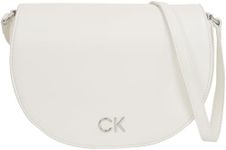 Calvin Klein Pu White Solid Women Sling Bag (OS) - K60K611679YAF