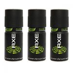 AXE Pulse Deodorant Body Spray Citrus For Men 150 Ml (Pack Of 3)